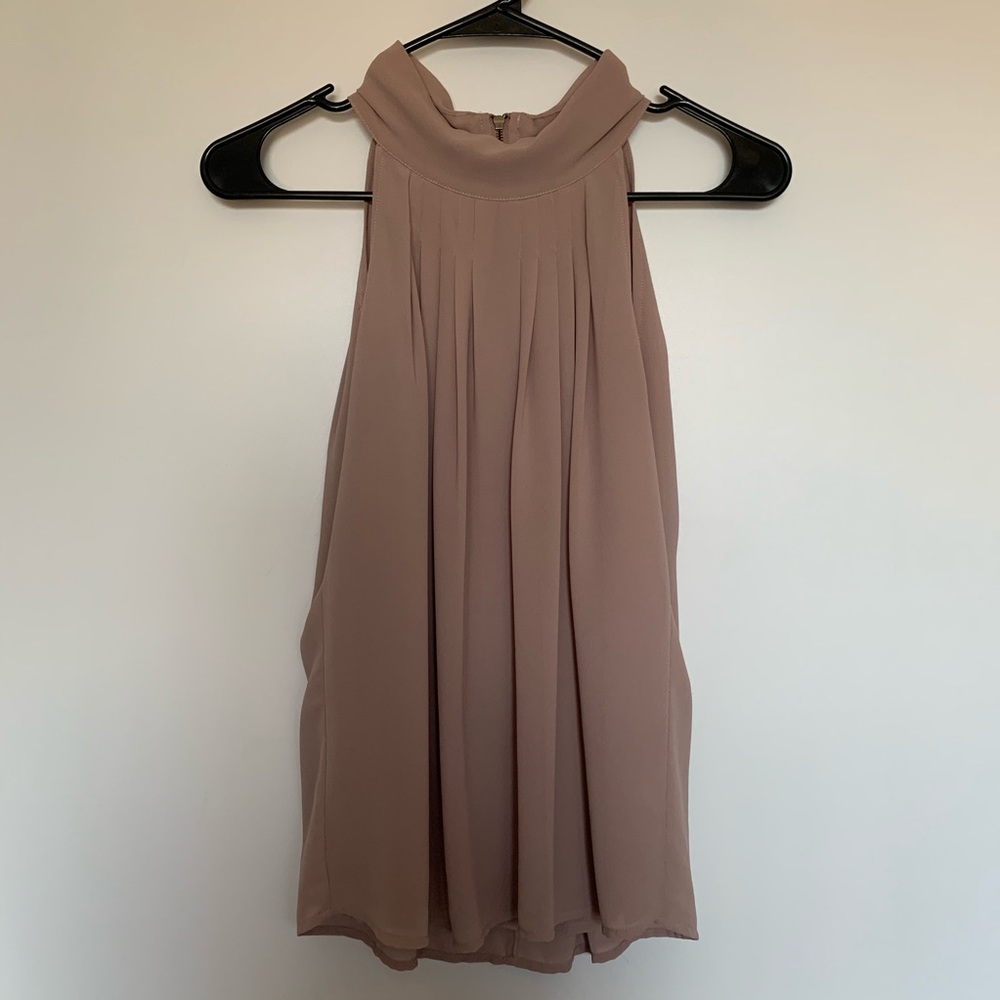 High neck tank top